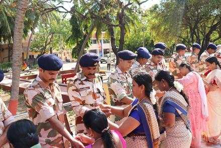 Raksha Bandhan Celebration at Vivekananda Kendra Headquarters