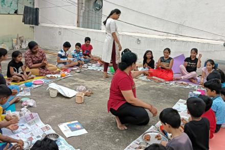 Lord Ganesha Idol Making Workshop at Hebbal