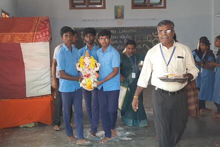 Ganesh Chaturthi Celebration at VKV Kanyakumari