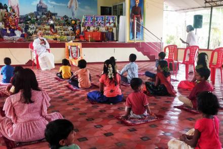 Vijayadashami Celebration and Vidyarambha at VK-VVF Kodungallur