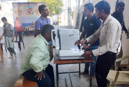 Free Eye-Screening Camp at Hanumanalu