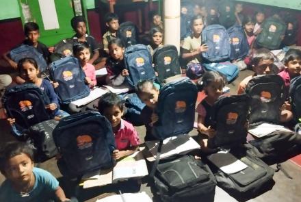 Free School Bag Distribution to Anandalaya Students at Karnataka