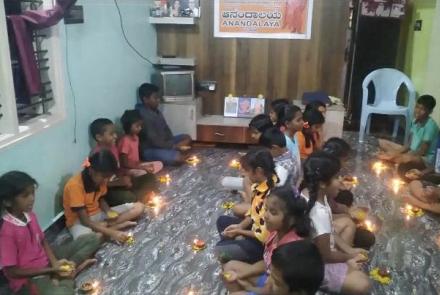 Karthika Masa Deepa Puja Celebration at Anandalayas in Karnataka