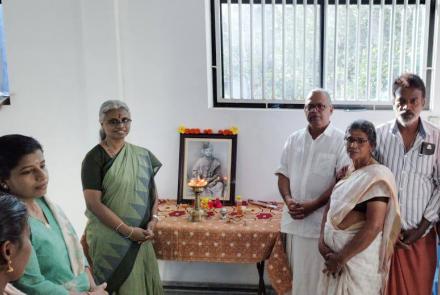 Mass Samparka with karyakarthas of Punya Bhoomi Seva Samithi at Kozhikode