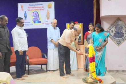 National Seminar on Siddha Varmam for Neurological Disorders Organized by VK-NARDEP