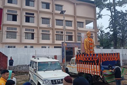 Swami Vivekananda Yatra begins from Anandalaya Bhawan at Dibrugarh