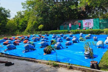 International Day of Yoga Celebrations at Solapur