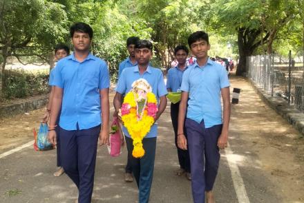 Vinayagar Chaturthi Celebration at VKV Kanyakumari