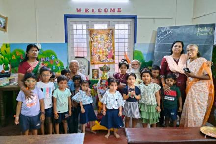 Rakshabandhan Celebration at Sandeepani Shishuvihar in Kodungulur