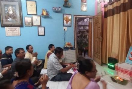 amrit-parivar-milan-and-bhajan-sandhya-at-silpukhri-vistar-in-guwahati
