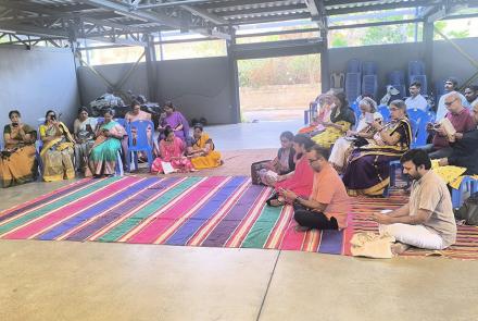 the-gita-parayana-and-bhajan-sandhya-at-marathahalli