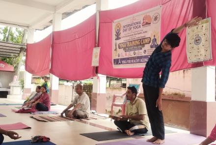 10-day Yoga Satra at Jorhat - Yoga Session