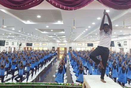 International Day of Yoga 2026 Celebration at VKV Kanyakumari - Yoga Session