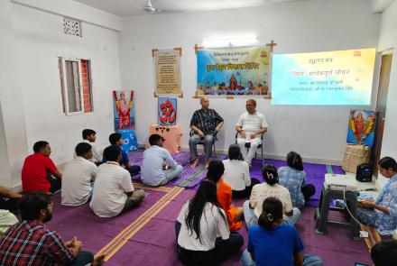 Lecture session at Youth Motivation camp at Patna