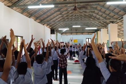International Day of Yoga 2026 organized at VKVVF Vemballur Kodungallur