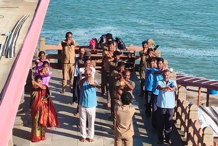 International Day of Yoga 2026 celebrated at VRM, Kanyakumari