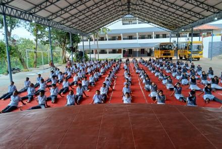 International Day of Yoga celebrated at Thiruvananthapuram
