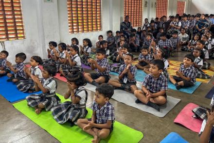 International Day of Yoga 2026 Celebration at HDPY English Medium Senior Secondary School