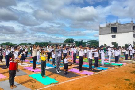 International Day of Yoga 2026 celebrated at Chamarajanagara
