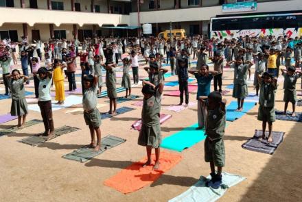International Day of Yoga 2026 celebration at Hanumanalu
