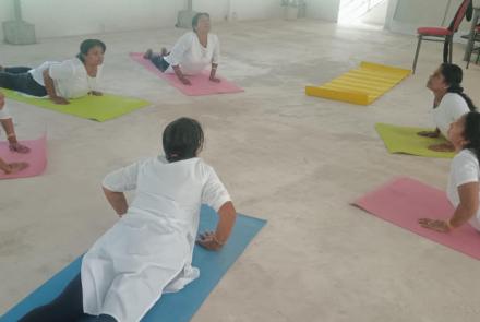 International Day of Yoga Celebration at Edavilangu by VK-VVF