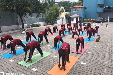 Guru Purnima Celebration organized at Sharada School by VK Hebbal