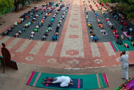 International Day of Yoga 2026 at Nadar Higher Secondary School in Kovilpatti
