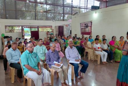 Guru Purnima Celebrated at Shakti Nagar in Mysore