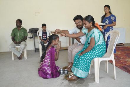 Guru purnami celebrated by Telugu Prant