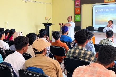 Universal Brotherhood Day Programme at NSB College in Nanded 1