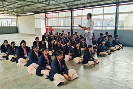 Universal Brotherhood Day Students’ Competition at Hebbal Nagar